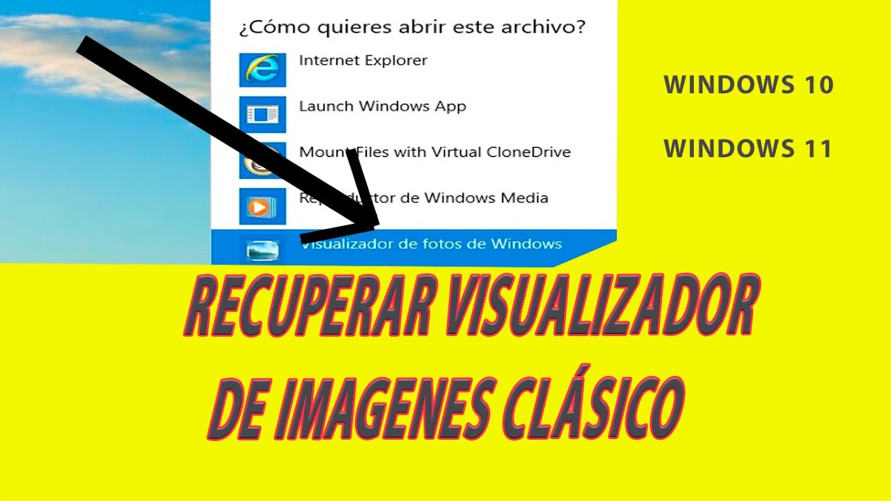 Como Recuperar El VISUALIZADOR DE IMAGENES CLASICO DE WINDOWS