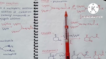 Michael Addition reaction  #M.Sc
