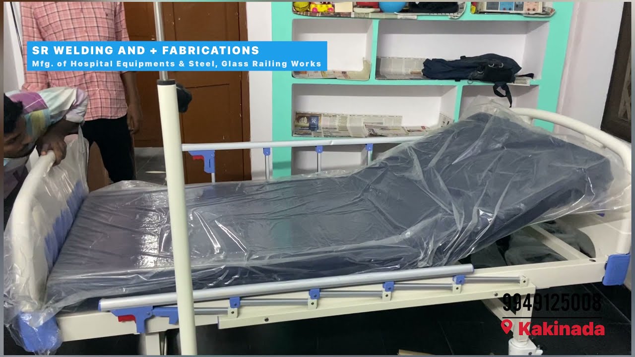 Hospital Semi Fowler Bed With Mattress || Manufacturer By Kakinada|| Best Quality Readily Available