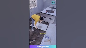 Tile Laying Satisfaction: Level Up Your DIY Skills! #tiling #satisfying #diyproject