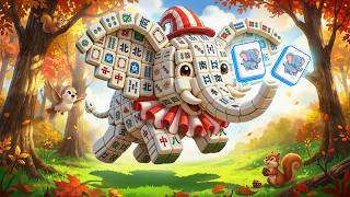 Mahjong Elephant's Joyful Return: Match pairs to bring this elephant to life! screenshot 5