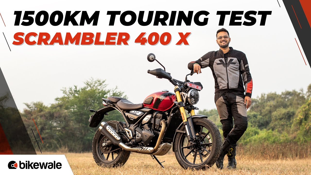 1500Km TOURING TEST on Triumph Scrambler 400 X | Off-Road Riding, City Ride & Mileage Test |BikeWale
