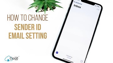 How to change sender ID Email Settings