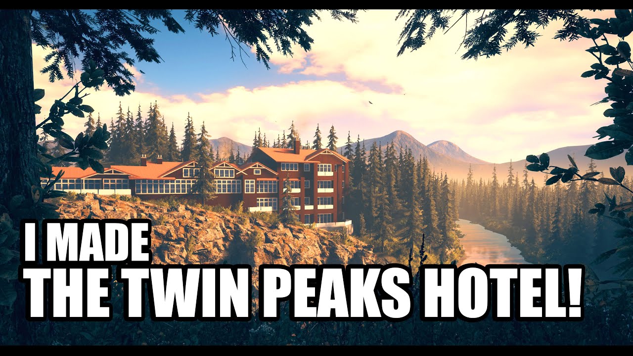 Making The Great Northern Hotel from Twin Peaks in Far Cry 5! 