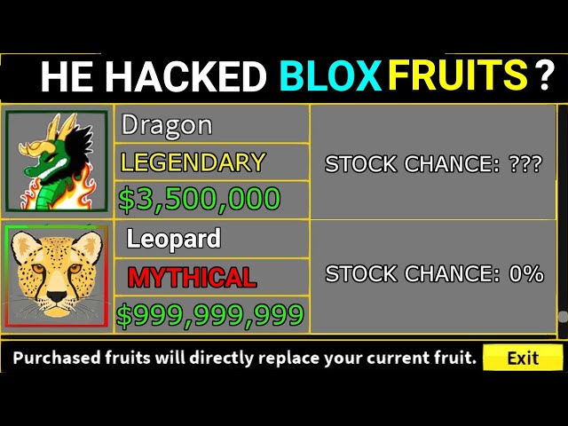 Create a Bloxfruits 17.3 All Fruits, Gamepasses and Products Tier