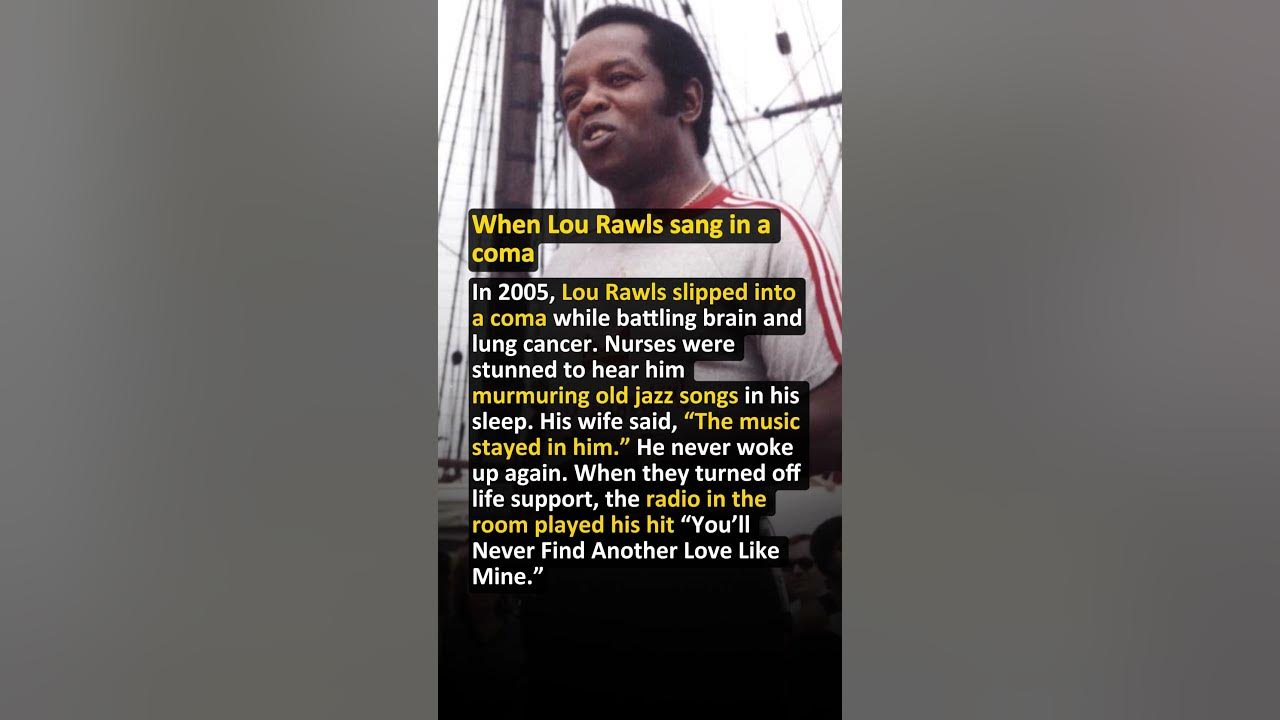 A final song no one forgot #lourawls #finalnote
