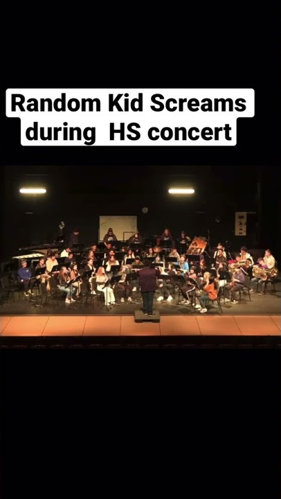 Kid Screams during Concert