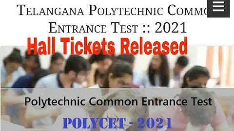 TS POLYCET-2021| Hall Ticket Download-Details|AD Mentoring