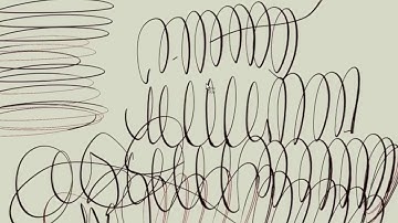 MyPaint Flex Nib Pen demo Offset + Attack Angle