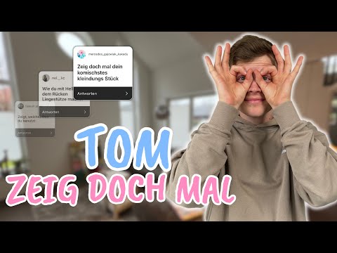 TOM, SHOW US HOW IT'S DONE! 😄🎥