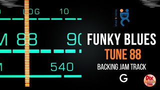 Funky Blues Tune 88 - Backing track jam in G (88 bpm)