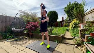 Kettlebell clean press windmill