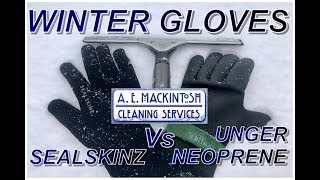 Winter Glove Review  Sealskinz Vs Unger Neoprene
