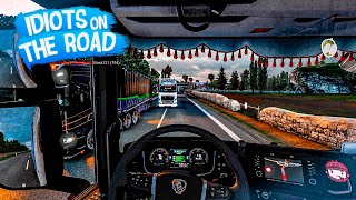 ★ IDIOTS on the road #40 - ETS2MP | Funny moments - Euro Truck Simulator 2 Multiplayer