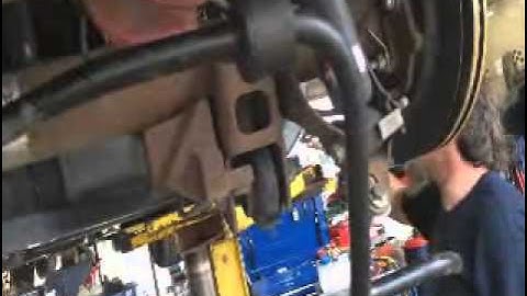 Mustang rear Sway Bar Links how to video