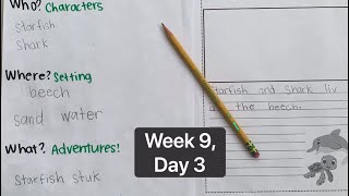 Distance Learning, Week 9, day 3: Writing
