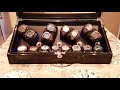 Olymbros automatic watch winder 88 storage boxes for 16 watches with led light