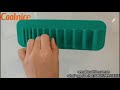 Coolnice suction wall silicone cosmetic brush organizer rack for air drying  easy taking
