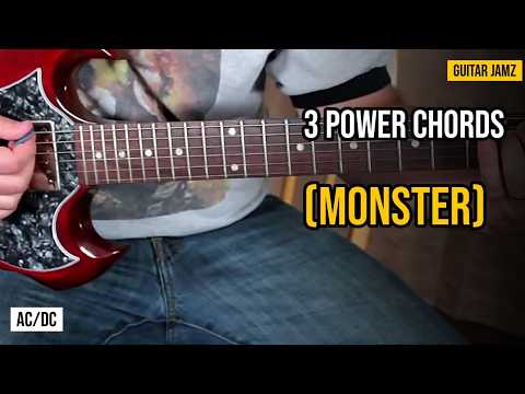 The AC/DC riff that gets you yelled at to play it again | Open E, A, D Power Chords