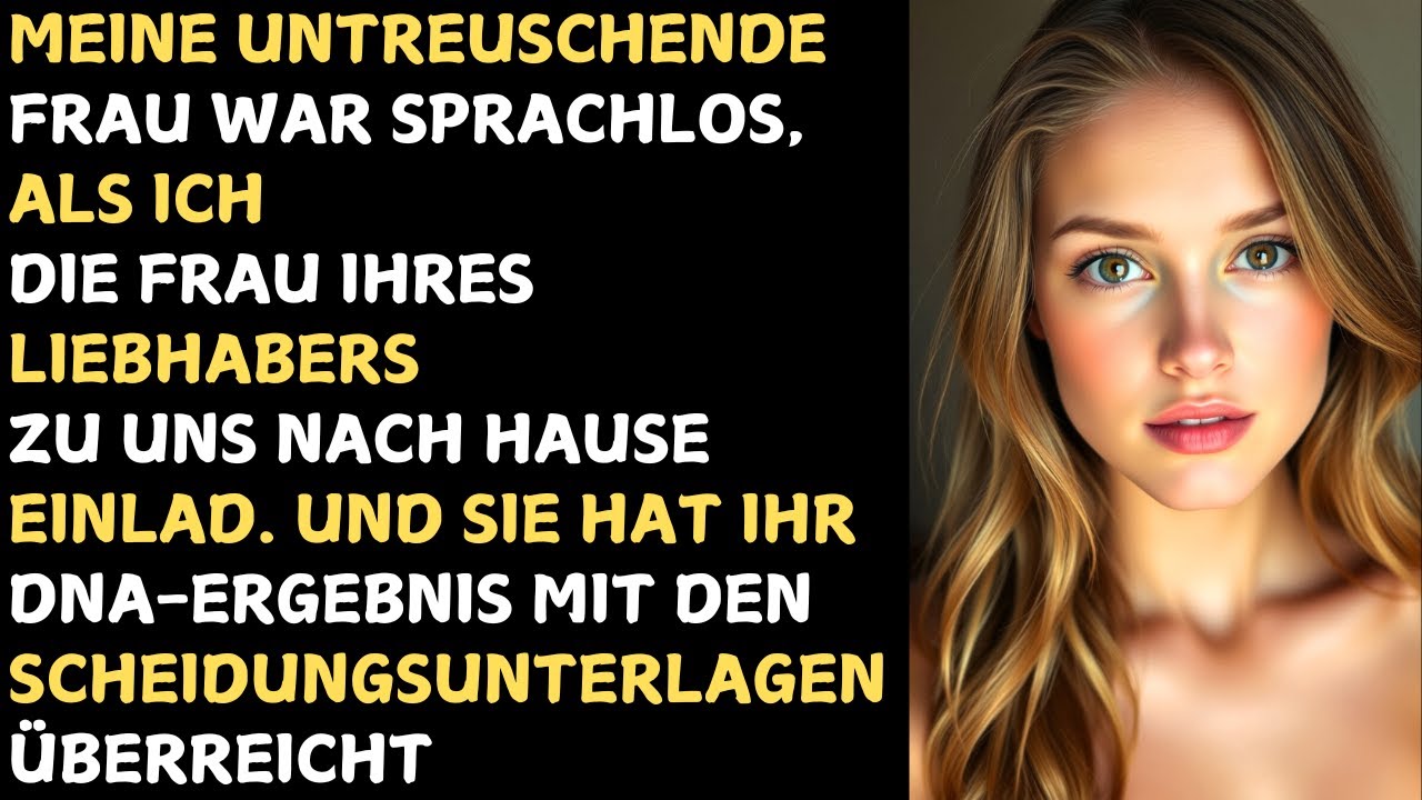 Meine untreue Frau war sprachlos, als ich die Frau ihres Liebhabers zu uns nach Hause einlud.