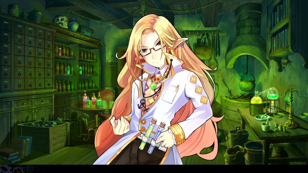 Demon Gazer Extra, entering the Item Shop and Weapon Shop the First Time (Funny Scene 1)