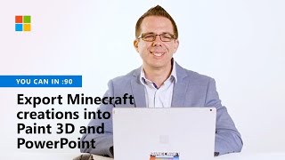 How to export Minecraft creations into Paint 3D and PowerPoint