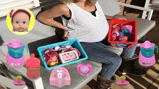 100 Accesorios Para Bebé Nenuco Lola De Juguete Y Su Mamá Embarazada
