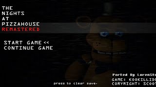 The Night At Pizzahouse 1 REMAKE (gameplay)