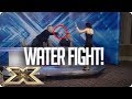 LOUIS WALSH THROWS WATER ON CONTESTANT! | The X Factor UK Unforgettable Audition