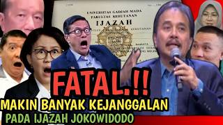Fatal, Makin Banyak Kejanggalan pada Ijazah Jokowidodo