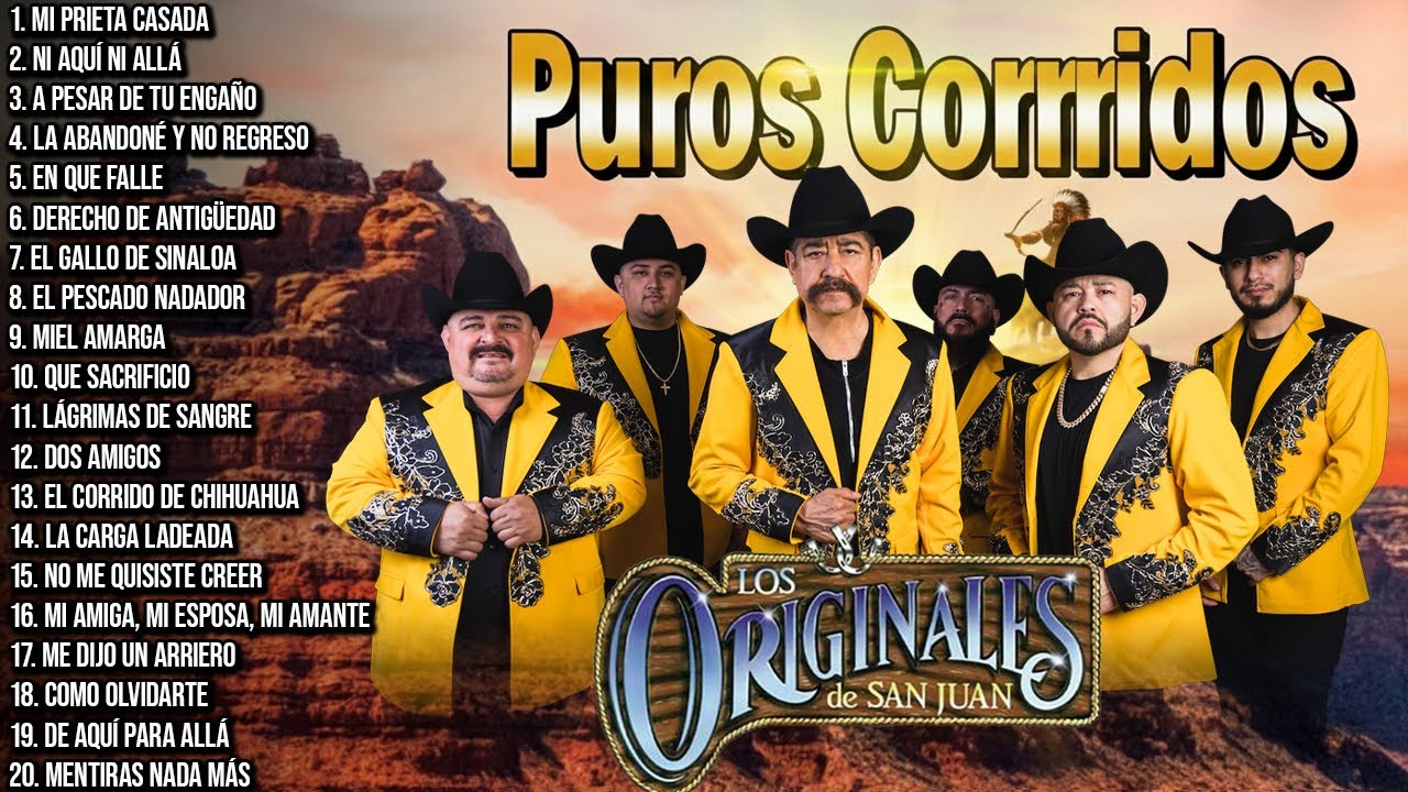 Los Originales De San Juan Mix 2026 - Sus Mejores Canciones - Éxitos Norteños Puros Corridos