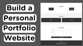 Build a Stunning Responsive Portfolio with HTML & CSS!