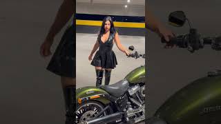 Dressed In Latex Ready To Ride moto motorcycle motovlog harleydavidson