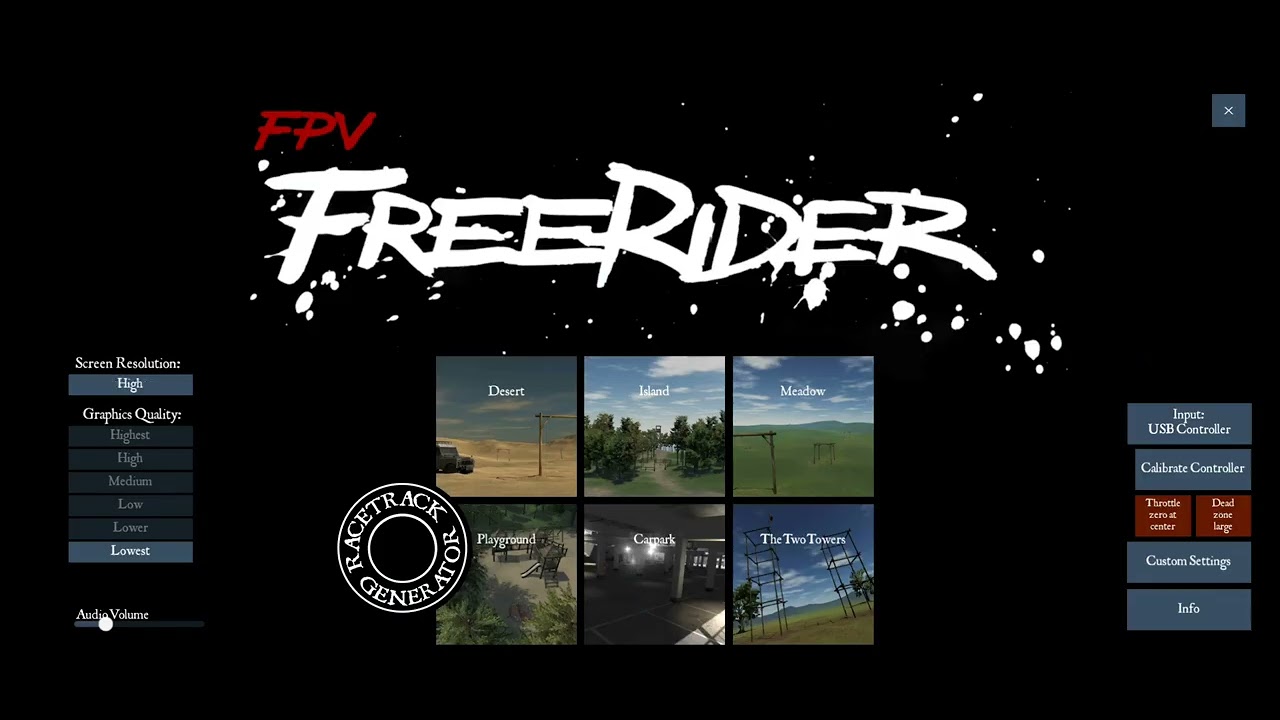 Синхронизация геймпада и FPV Freerider