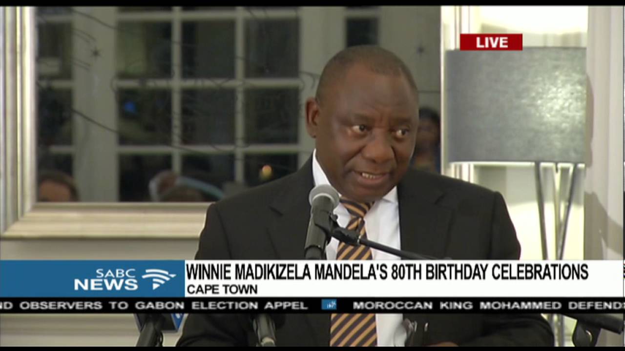 Cyril Ramaphosa's birthday message to Winnie