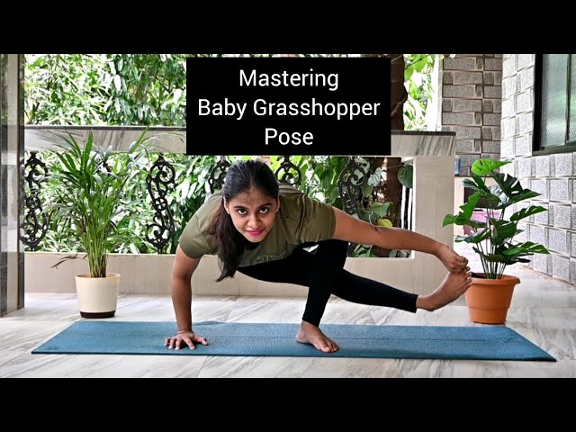 BABY GRASSHOPPER POSE I... - Helen Garner I yoga everywhere | Facebook