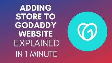 How To Add Store To GoDaddy Website (2025)