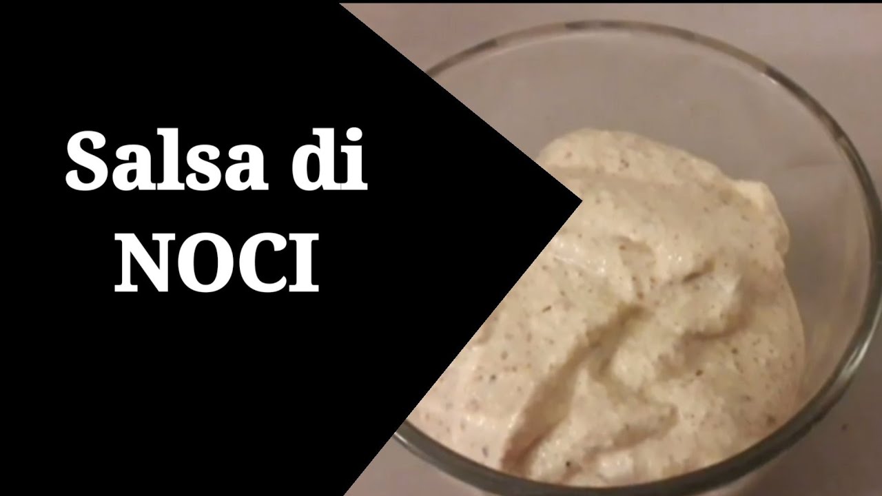 Salsa di noci genovese ricetta
