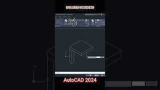 Isometric Drawing AutoCAD 2024 #autocad #isometric #isometric drawing