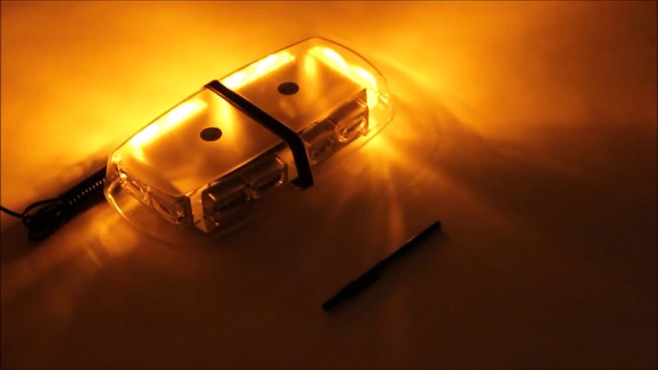 Xprite 36 LED Roof Top Oval Light Bar Emergency Hazard Flash Strobe Yellow Amber