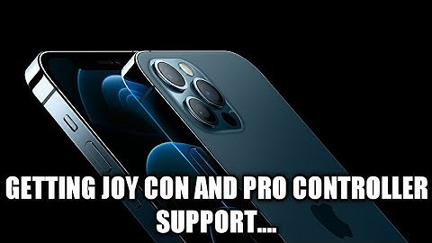 IOS 16 Will get Joycon and Pro Controller Support....