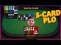 5-card PLO Strategy Tips and Ideas | PLO Play and Explain with JNandez