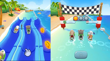 Playing Talking Tom Jetski NEW LEVEL Android iOS Mobile Gameplay - PART 01