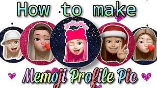 Memoji profile pic tutorial step by step | Memoji pfp | Rose gold edits 💫 screenshot 3