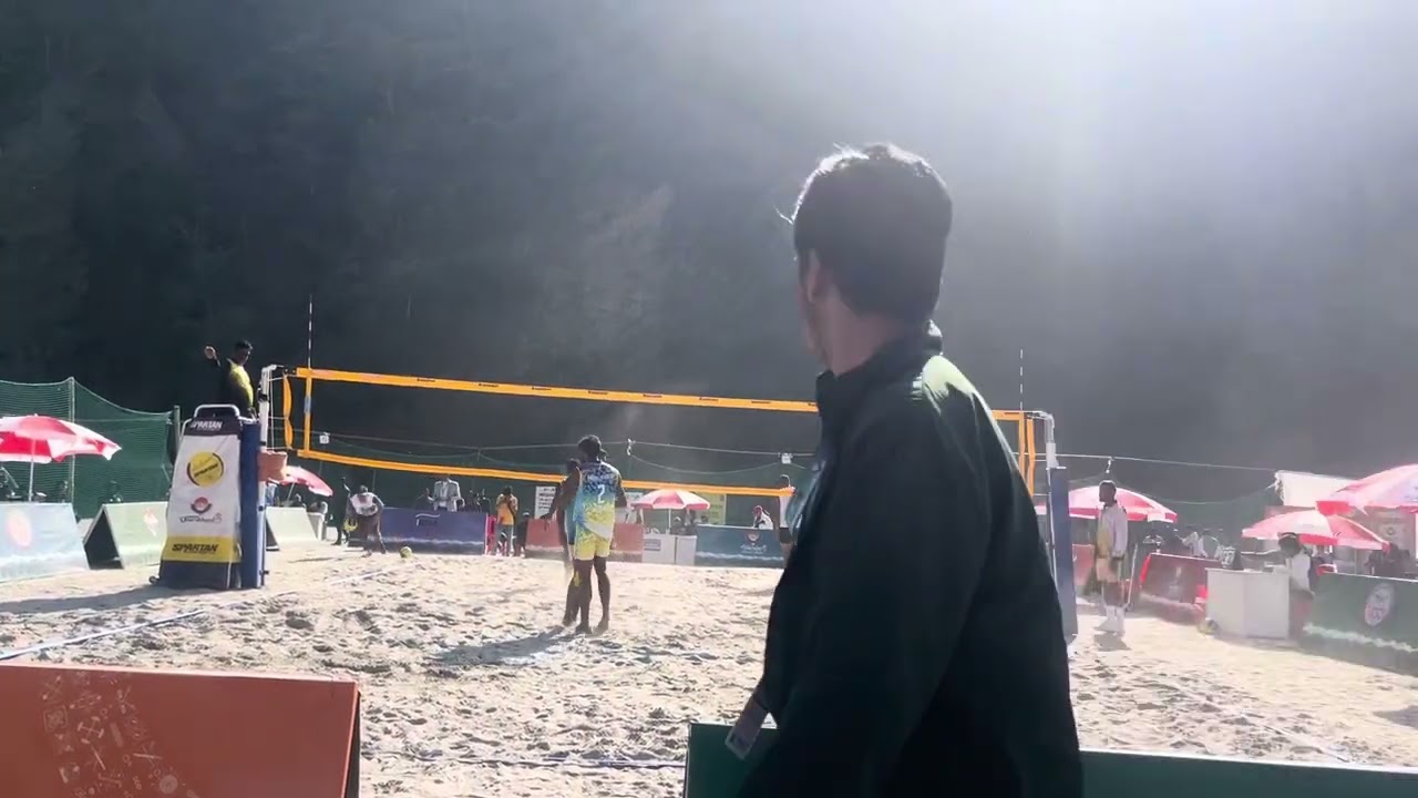 ANDHRA( sai,bobby) VS TAMIL NADU 38th national games beach volleyball championship Finals set -1💥💥