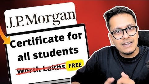 Don’t Miss This JP Morgan Internship 😰 | Free Certificate Worth Lakhs + Real Job Experience 2025