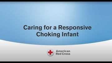 What to Do When Infant is Choking (Responsive)