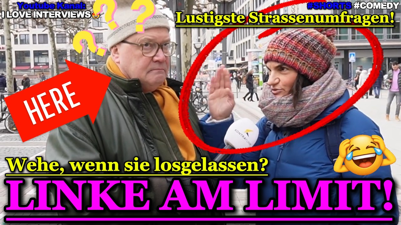 AfD-Toleranz-Test auf der Straße 😂😂😂 Lustigste Strassenumfragen EXTREM!