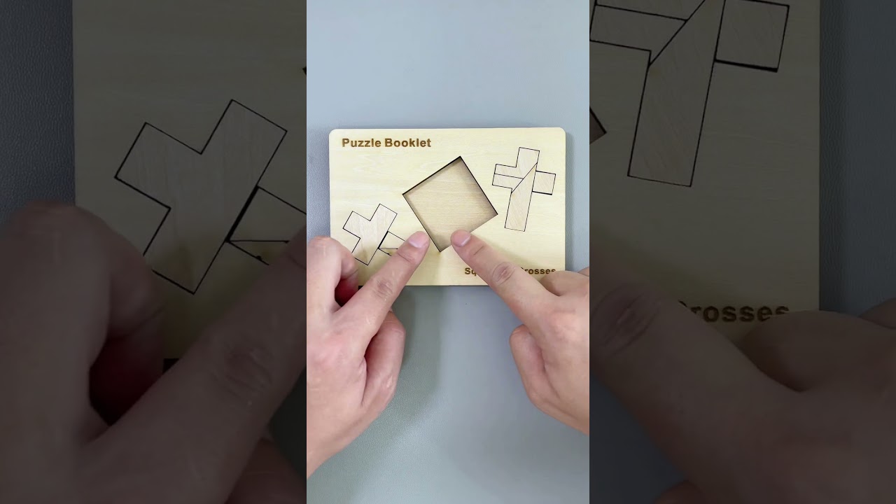 Can you build two crosses or one square with seven pieces?