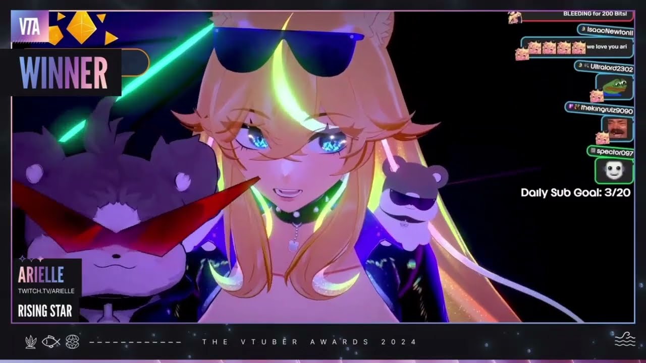 Vtuber Awards 2024 Rising Star Award and Reaction